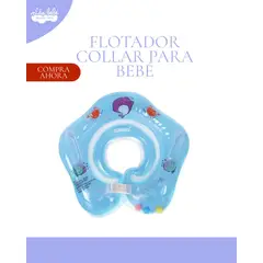 INTEX - FLOTADOR COLLAR LIGERO EN COLOR CELESTE