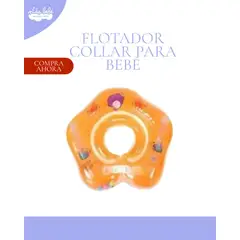INTEX - FLOTADOR COLLAR LIGERO EN COLOR ORANGE