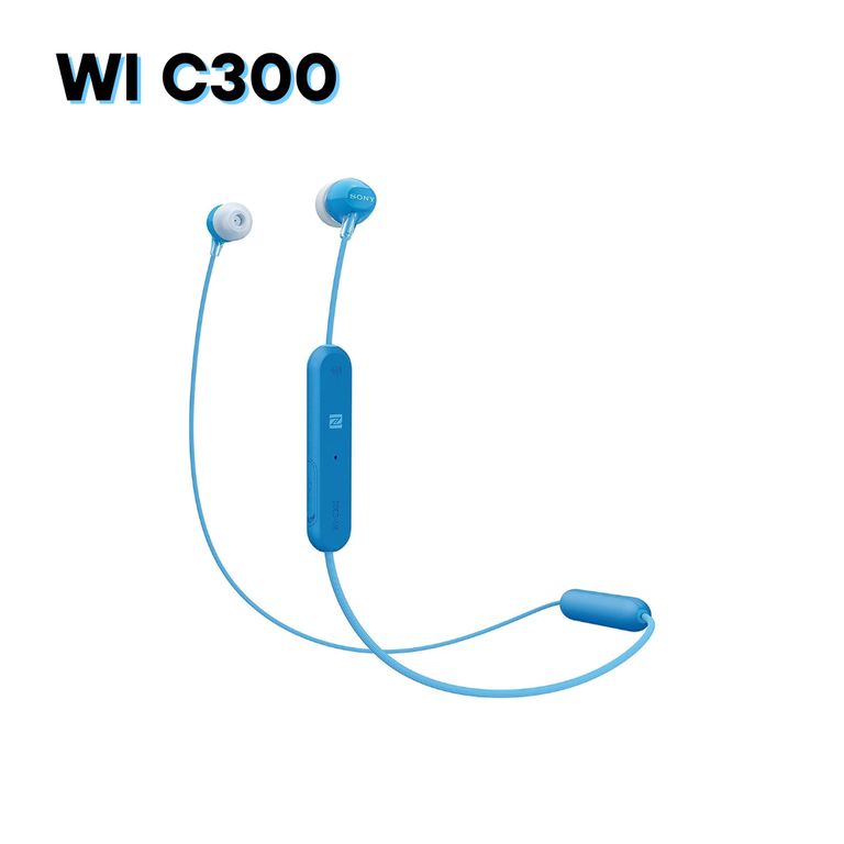 Audífono Intrauriculares WI-C300 Bluetooth 8 Horas - Azul