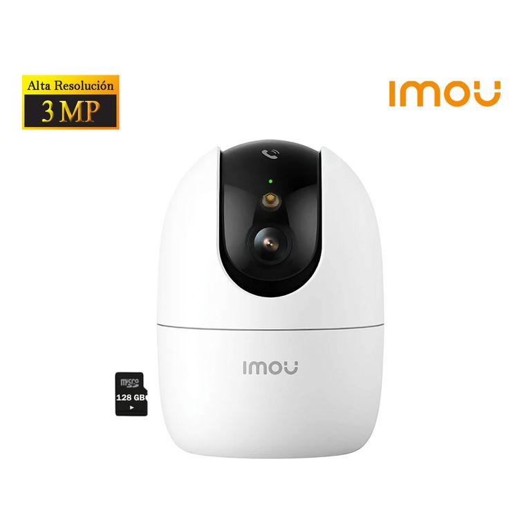 Cámara Seguridad Ranger 2 Pro 3MP Detección Ruido Visión 360 Botón Llamada App 128GB