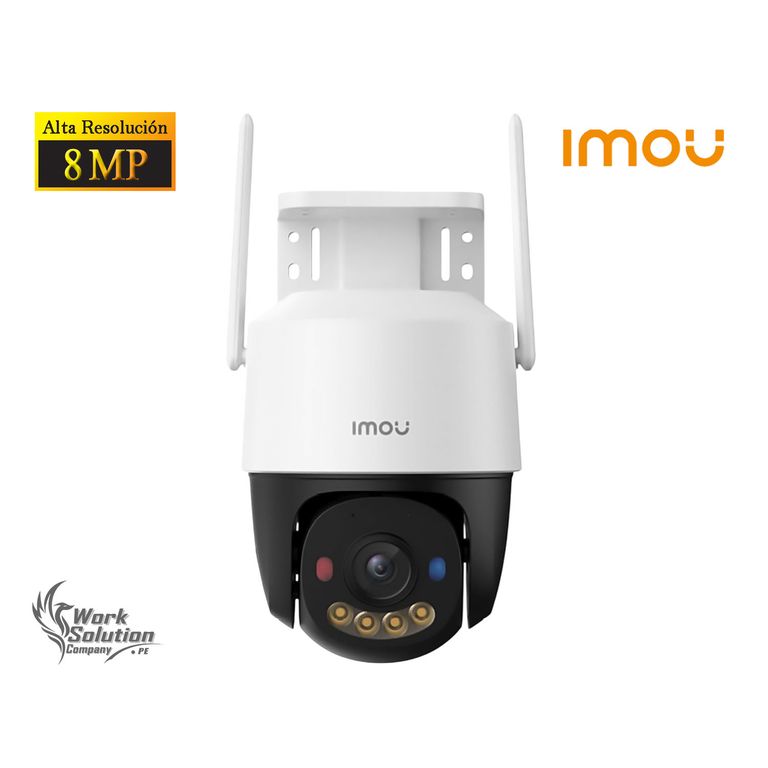 Cámara Seguridad Cruiser SC 8MP Detección Vehículo Visión Noche Color Luz Alarma