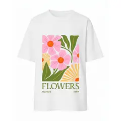 OEM - Polo Mujer Algodón Estampado Manga Corta