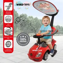 BABY - Correpasillo Empujador Buggy «MEGACAR» para Niños Red