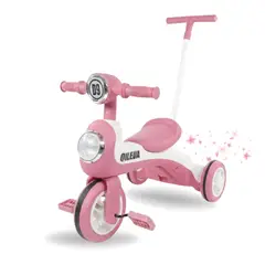 GENERICO - Triciclo para Niños y Niñas Infantil con Música Musical y Luces Correpasillos con Guiador