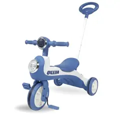 GENERICO - Triciclo para Niños y Niñas Infantil con Música Musical y Luces Correpasillos con Guiador