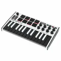 AKAI PROFESSIONAL - Mpk Mini Mk3 Teclado Controlador Midi Color Blanco y Negro