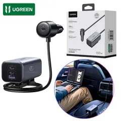 UGREEN - Cargador Auto 150W Carga Rapida Multi Puerto USB Type C PD3.1 para Laptops y MacBook