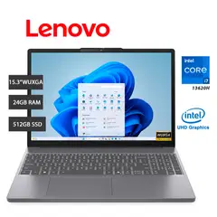 LENOVO - LAPTOP IDEAPAD SLIM 3 INTEL CORE I713620H,RAM 24GB DDR5,SSD512,15.3,FREDDOSS