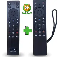 GENERICO - Control Remoto para Tcl Smart Modelo 2025 + Funda Negra