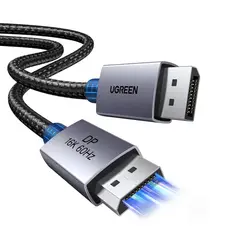 UGREEN - Cable DisplayPort 2.1 2m – DP a DP, 16K@60Hz, Alta Velocidad 80Gbps