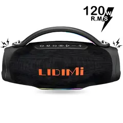 LIDIMI - Parlante Bluetooth Super 120W USB LD-S658 Negro