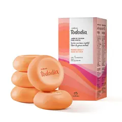 NATURA - Tododia Jabon en barra Mango Rosa y Agua de Coco