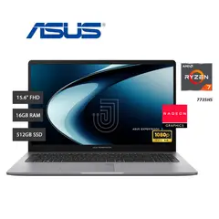 ASUS - Laptop Expertbook PM1503CDA-S70014 AMD Ryzen 7 7735HS 4.75GHz, 16GB DDR5,SSD512,15.6,FHD IPS, FREEDOOS