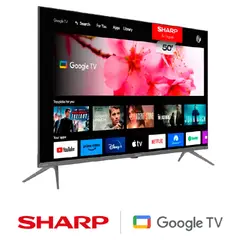 SHARP - Televisor smart UHD 4K 50” 4T-C50GL4060L