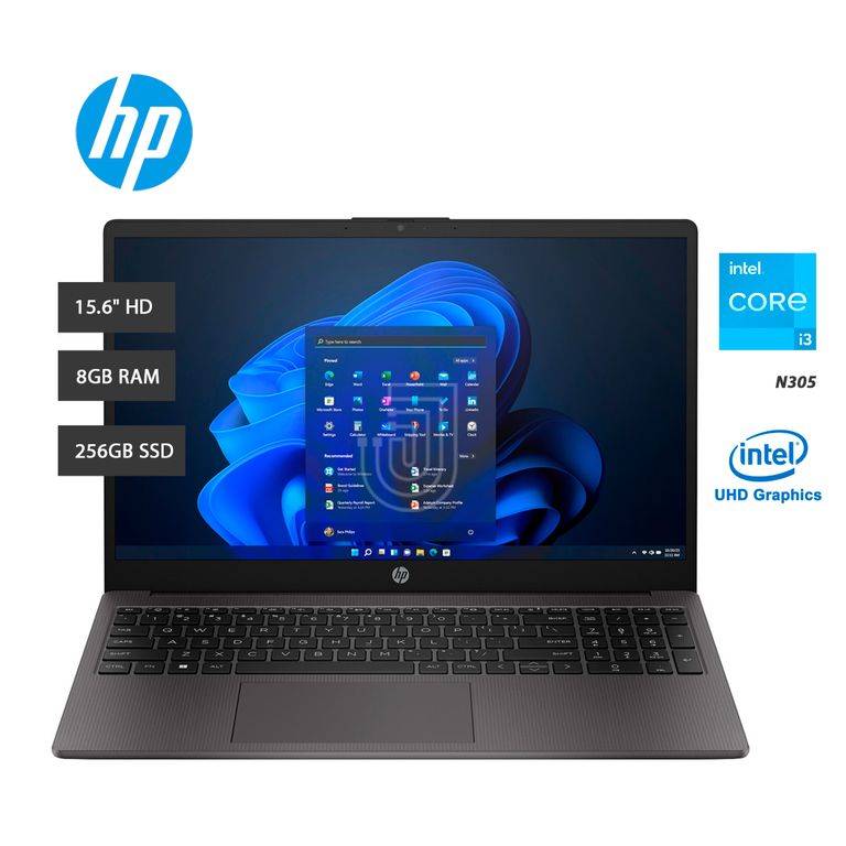 Laptop 250 G10 INTEL CORE i3N305, 8GB, SSD256, 15.6″HD