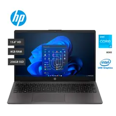 HP - Laptop 250 G10 INTEL CORE i3N305, 8GB, SSD256, 15.6″HD
