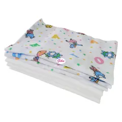 GIKA - Pañal de Tela Combo2 - Bombasi x3 + Gasa Estampado x3