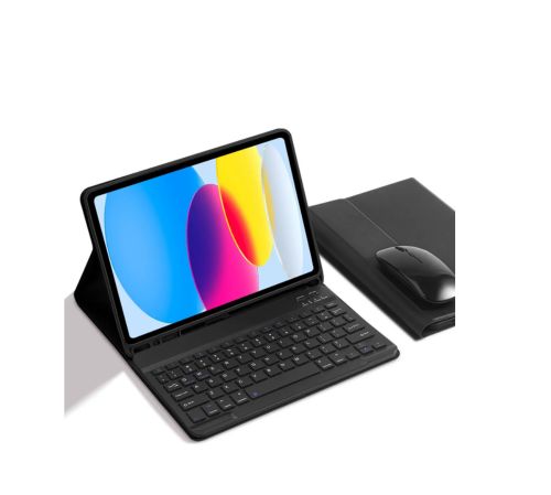 Funda Con Teclado y mouse para Samsung s10 lite negro