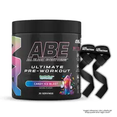 APPLIED NUTRITION - Pre-entreno ABE 30 servicios / Pre-entreno ABE - Candy Ice Blast + Straps