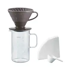 HARIO - Kit V60 de Cerámica para Café Filtrado
