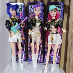 GENERICO - K-Pop Demon Hunter Set x 3 Muñecas Musicales con Accesorios LMT04