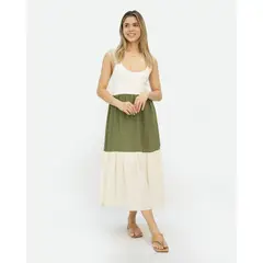 KAFA - VESTIDO MEDITERRANEO VERDE