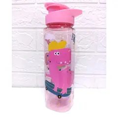 GENERICO - TOMATODO COLEGIO 750 ML NIÑAS DINOSAURIOS BOTELLA REUTILIZABLE TAPA CON BOQUILLA 23 CM