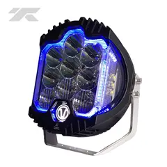 GENERICO - Faro Led Force Dual 7pg 12V24V 90W 6000K Neón Azul