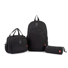 PORTA - PACK MOCHILA LONCHERA CARTUCHERA CARORA