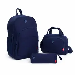 PORTA - PACK MOCHILA LONCHERA CARTUCHERA CARORA