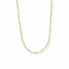 SANTORAL - Cadena Corazones Dorados - Plata