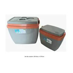 BELIA - - Set de coolers 18 litros + 6 litros
