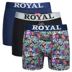 GENERICO - Pack x3 Bóxer para hombre Algodón Peinado Con Reactivo