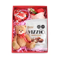 SIFRAH SHOP - Box Regalo Romántico con Osito + Chocolates Perfecto para San Valentín
