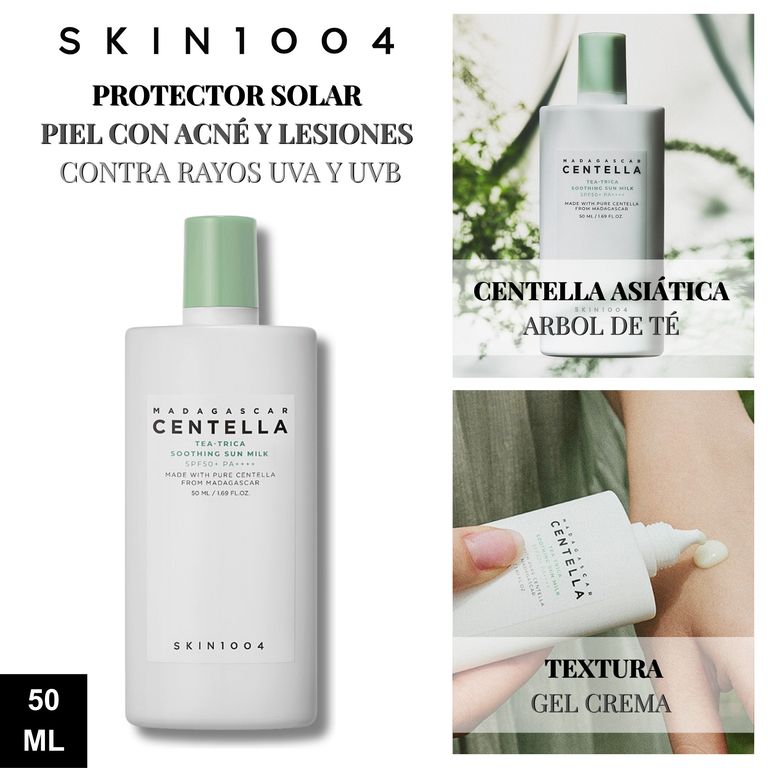 Protector Solar en Crema Piel Acné y Lesiones - Tea Trica So