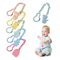 GENERICO - Sujetador Cadena de Animalitos para Chupón Niña