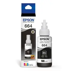 EPSON - Tinta de Impresora T664120 Color Negro