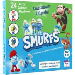 GENERICO - Pitufos Calendario De Adviento The Smurfs Pitufina Papa Pitufo 12 Figuras