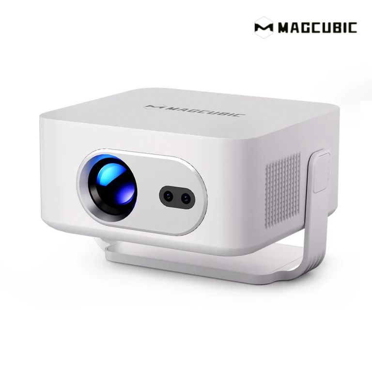 Proyector Portátil HY300 Max con 400 ANSI lumenes Android 14 Full HD y Enfoque Automático