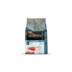 BRAVERY - Gato Adulto Sterilized Salmón Alimento Sin Cereales 2 kg