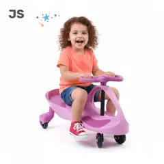 GENERICO - Coche de Arrastre Empuje Rosado Modelo Helicóptero para Bebés y Niños Giro 360° JS