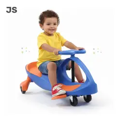 GENERICO - Coche de Arrastre Empuje Naranja Modelo Helicóptero para Bebés y Niños Giro 360° JS