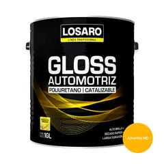 LOSARO - Pintura Gloss automotriz x 1 Gl. Color Amarillo MD