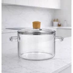 GENERICO - OLLA DE VIDRIO 3.5 LITROS