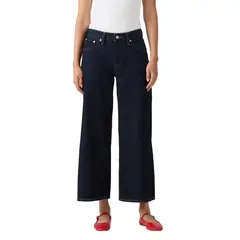 LEVIS - Jeans Mujer Middy Wide Leg Ankle Azul