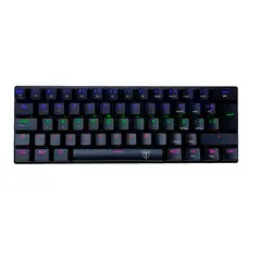 T-DAGGER - Teclado ARENA LITE Rainbow Spanish T-TGK321-BR BLACK - RED SWITCH
