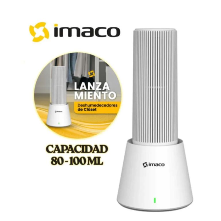 Deshumedecedor Eléctrico Portátil DHM20 Blanco de Closet