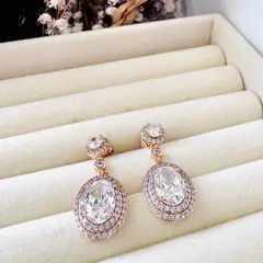 GENERICO - Arete argolla zircon - Joyas de Mora azul