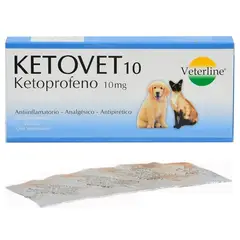 GENERICO - KETOVET 10 KETOPROFENO 10 MG X 1 TAB