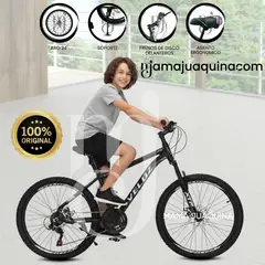VELOX - Bicicleta Montañera Aro 24 «CROMOLY» Edición Limitada Black